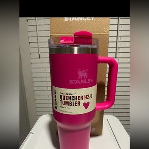 A hot pink stanly valentines brand new